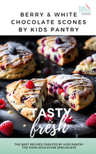 Load image into Gallery viewer, Berry &amp; White Chocolate Scones Recipe
