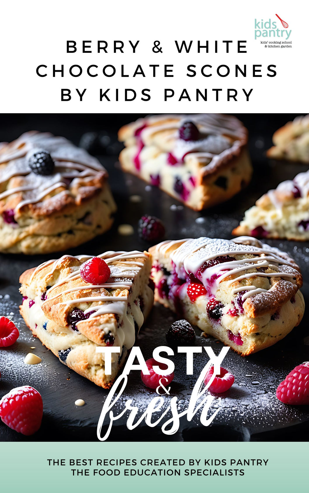 Berry & White Chocolate Scones Recipe
