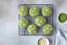 Load image into Gallery viewer, Strawberry Matcha &amp; White Chocolate Cookies
