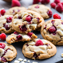 Load image into Gallery viewer, New York Cookies, Raspberry and White Chocolate Baking Kit
