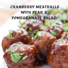 Load image into Gallery viewer, Kids Pantry Easy Christmas Recipe cookbook.  Turkey and Cranberry. Meatballs
